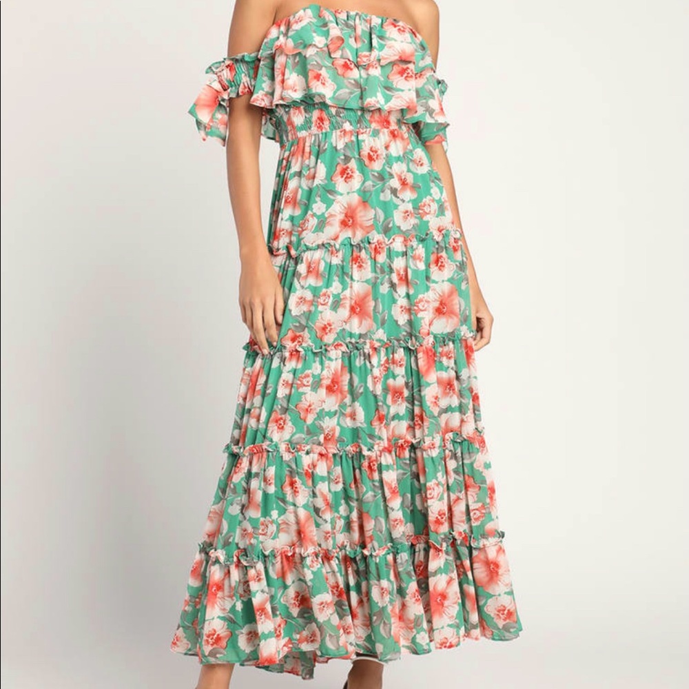 Lulus Floral Maxi Dress